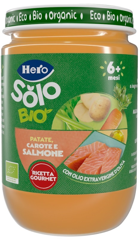 HERO BABY SOLO OMOGENEIZZATO SALMONE VERDURE 190 G - Pharmaleader