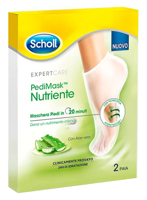 SCHOLL PEDIMASK ALOE VERA 2 PEZZI - Pharmaleader