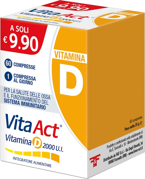 VITA ACT VITAMINA D 2000UI 60 COMPRESSE - Pharmaleader