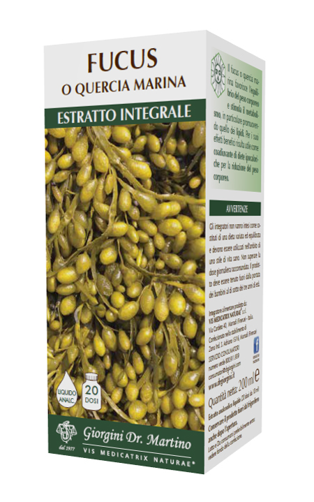 FUCUS O QUERCIA MARINA ESTRATTO INTEGRALE ANALCOLICO 200 ML - Pharmaleader