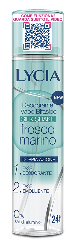 LYCIA DEO VAPO BIFASICO SILK SHAKE FRESCO MARINO 100 ML - Pharmaleader