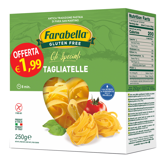 FARABELLA TAGLIATELLE 250G PROMO - Pharmaleader