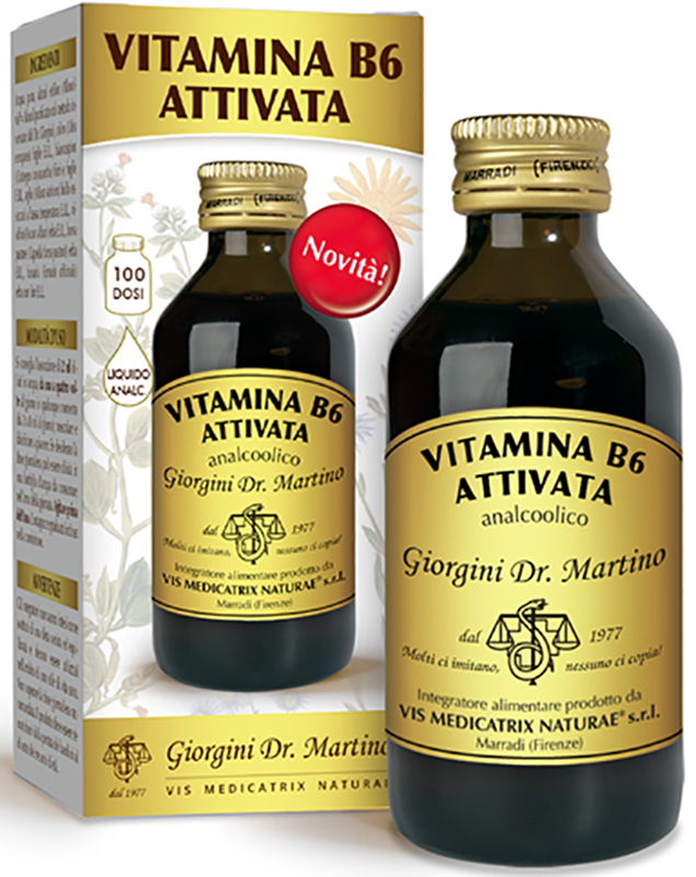 VITAMINA B6 ATTIVATA LIQUIDO ANALCOLICO 100 ML - Pharmaleader