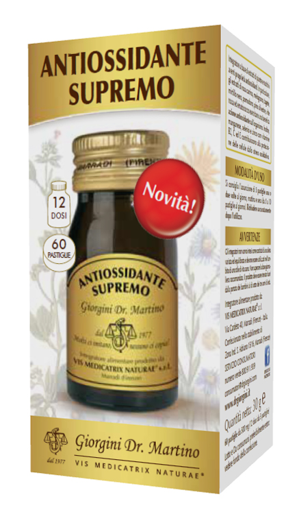 ANTIOSSIDANTE SUPREMO 60 PASTIGLIE - Pharmaleader