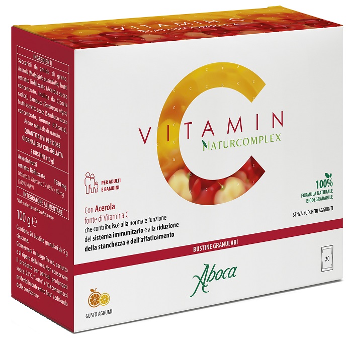 VITAMIN C NATURCOMPLEX 20 BUSTINE - Pharmaleader