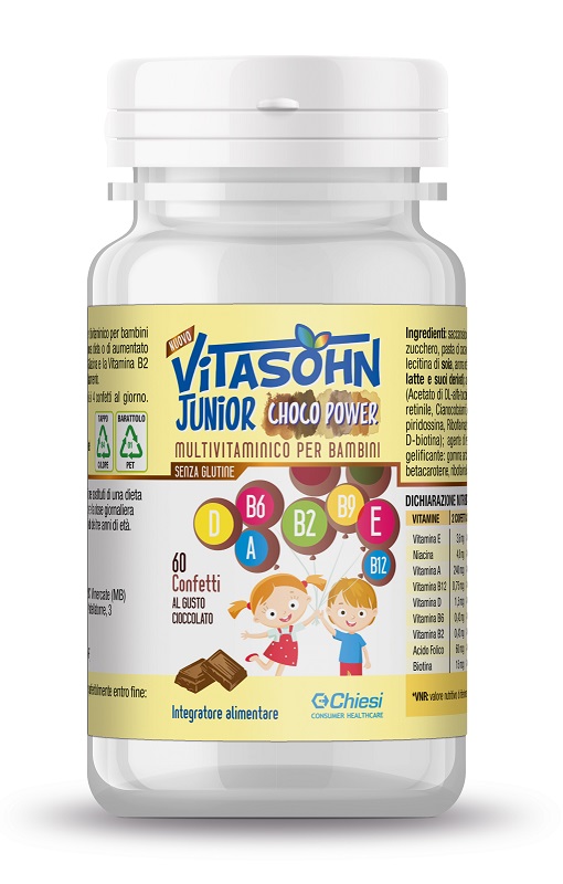 VITASOHN JUNIOR CHOCO POWER 60 CONFETTI - Pharmaleader