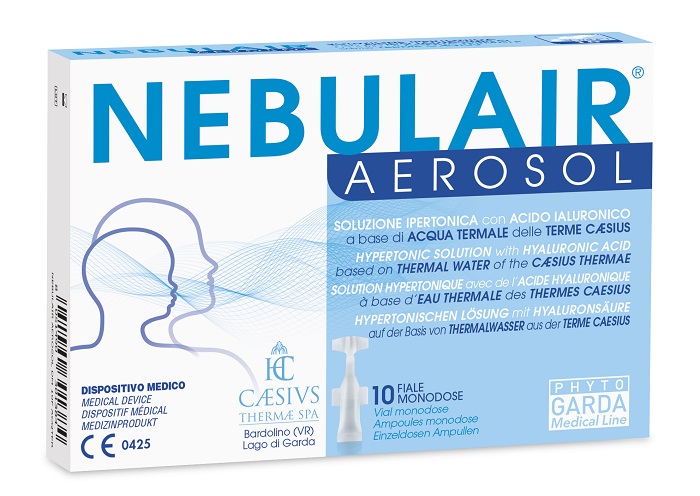 NEBULAIR AEROSOL SOLUZIONE IPERTONICA 10 FIALE MONODOSE 3 ML ACQTERM - Pharmaleader