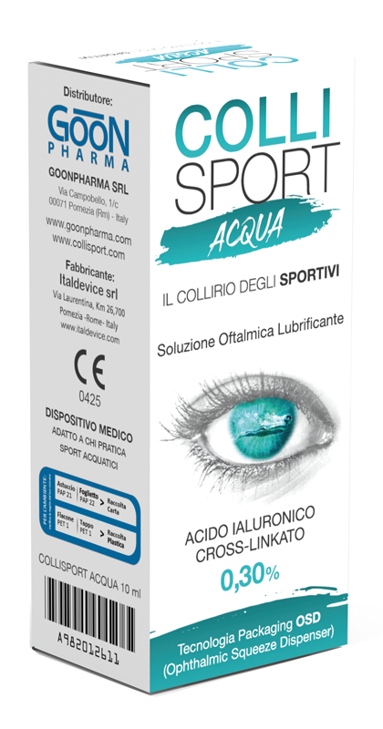 COLLISPORT ACQUA SOLUZIONE OFTALMICA LUBRIFICANTE 10 ML - Pharmaleader