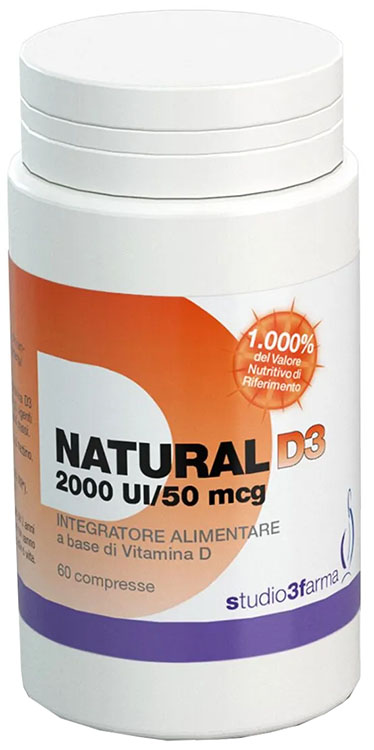NATURAL D3 60 COMPRESSE - Pharmaleader