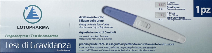 LOTUPHARMA TEST DI GRAVIDANZA 1 PEZZO - Pharmaleader