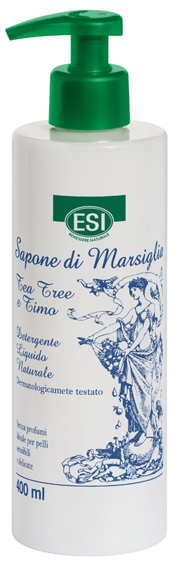 ESI SAPONE MARSIGLIA TEA TREE E TIMO 400 ML - Pharmaleader