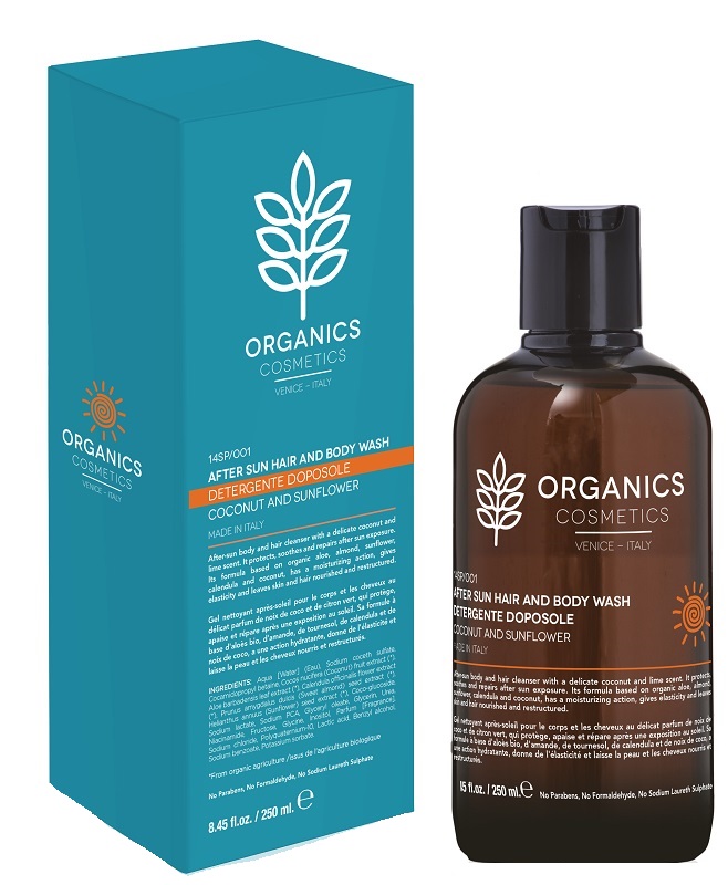ORGANICS PHARM AFTER SUN HAIR AND BODY WASH 250 ML - Pharmaleader