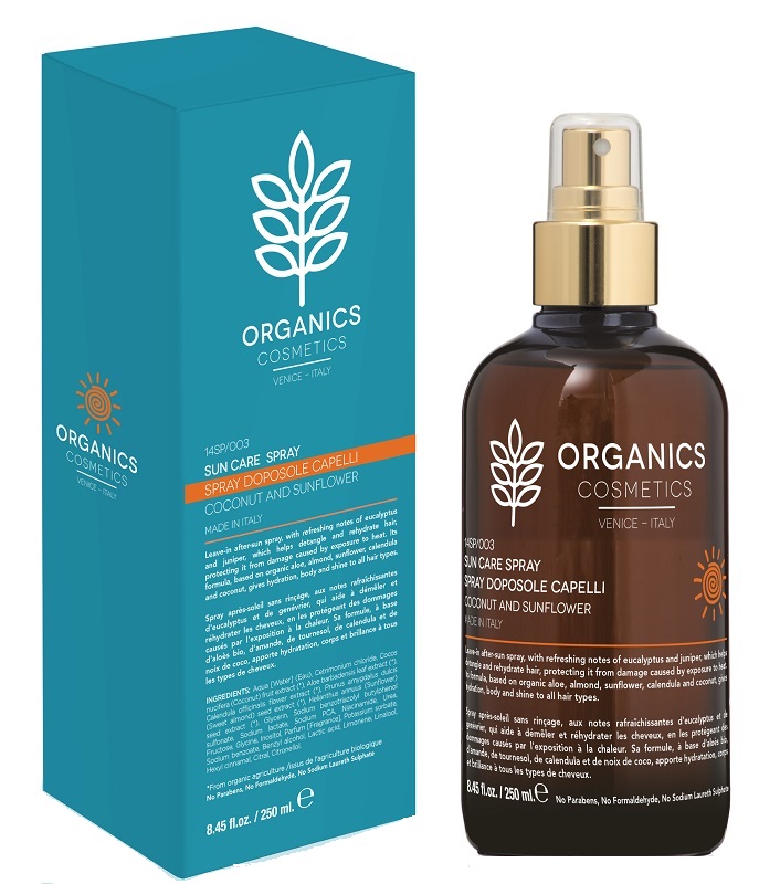 ORGANICS PHARM SUN CARE SPRAY DISTRICANTE DOPOSOLE CAPELLI 250 ML - Pharmaleader