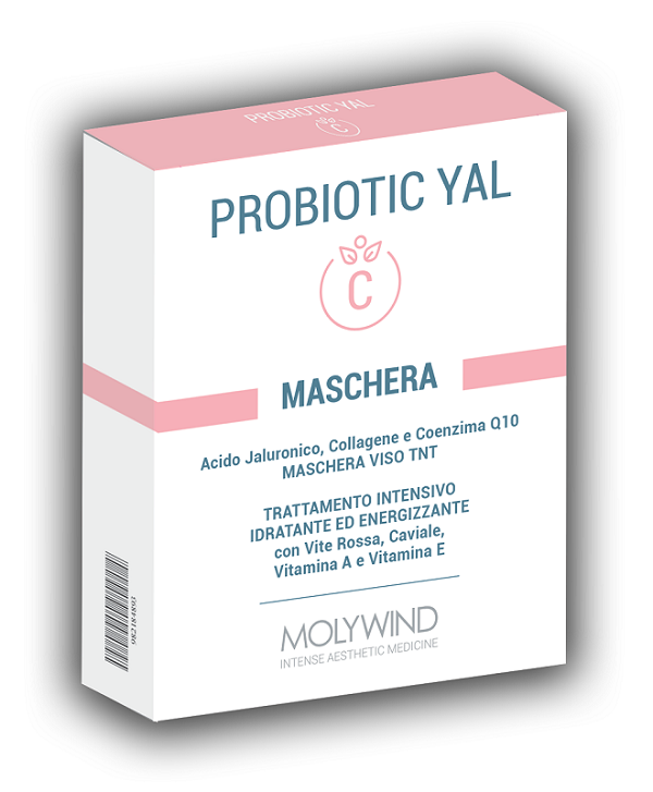 PROBIOTIC YAL C MASCHERA MOLYWIND 4 BUSTINE DA 16 ML - Pharmaleader