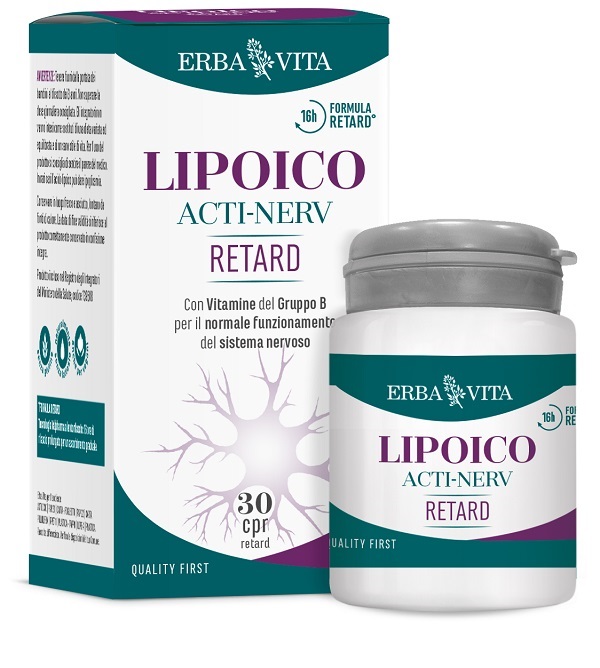 LIPOICO ACTI NERV RETARD 30 COMPRESSE - Pharmaleader