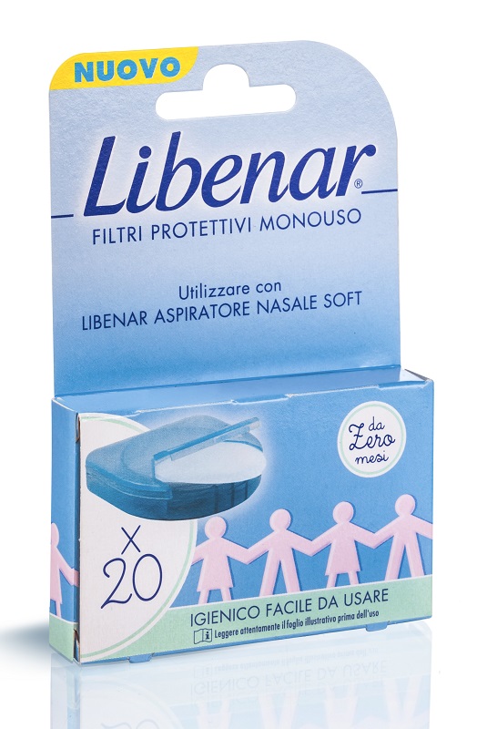 LIBENAR ASPIRATORE NASALE SOFT FILTRI 20 PEZZI - Pharmaleader