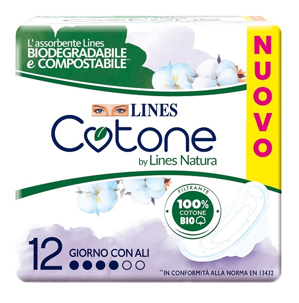 LINES COTONE BIO ULTRA ALI 12 PEZZI - Pharmaleader