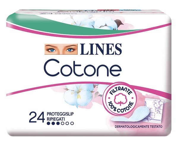 LINES COTONE BIO SALVASLIP RIPIEGATI 24 PEZZI - Pharmaleader