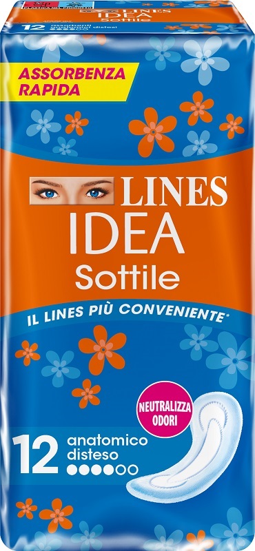 LINES IDEA SOTTILI ANATOMICI 12 PEZZI - Pharmaleader