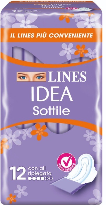 LINES IDEA SOTTILI RIPIEGATI ALI 12 PEZZI - Pharmaleader