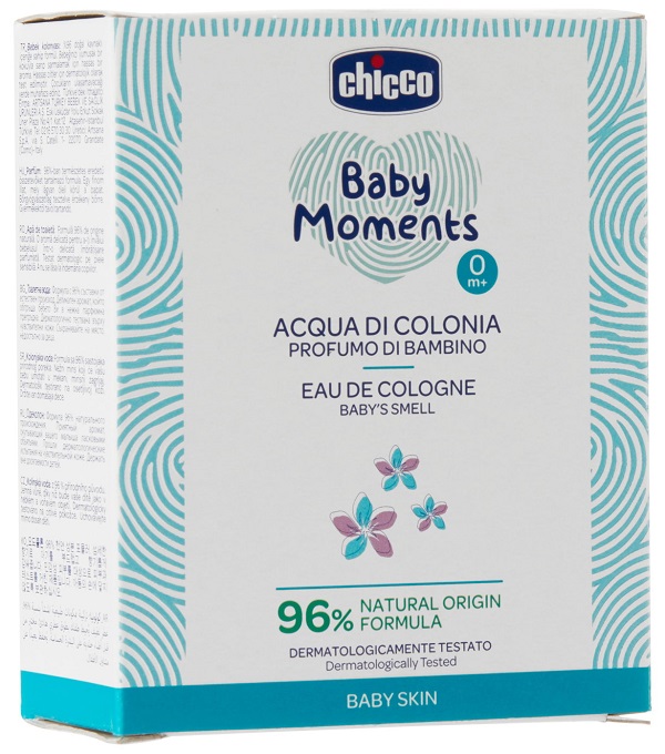 CHICCO BABY MOMENTS ACQUA DI COLONIA PROFUMO DI BAMBINO 100 ML - Pharmaleader