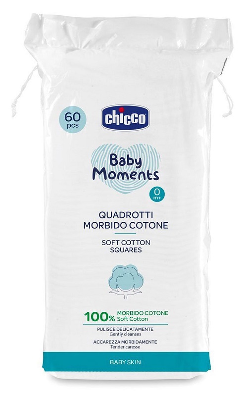CHICCO BABY MOMENTS QUADROTTI 60 PEZZI - Pharmaleader
