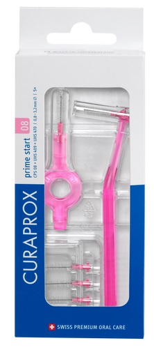 CURAPROX CPS 08 SCOVOLINO PRIME START 08 PINK 5 PEZZI - Pharmaleader