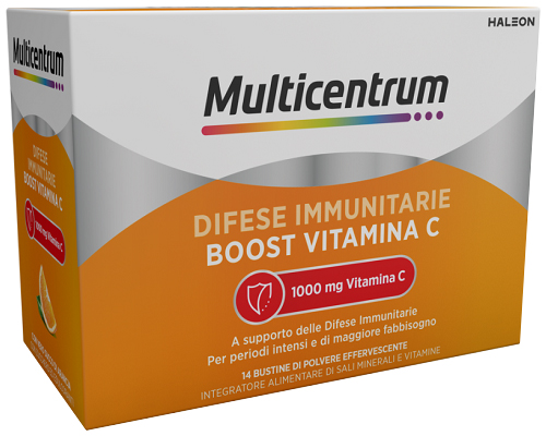 MULTICENTRUM DIFESE IMMUNITARIE BOOST VITAMINA C 14 BUSTINE - Pharmaleader