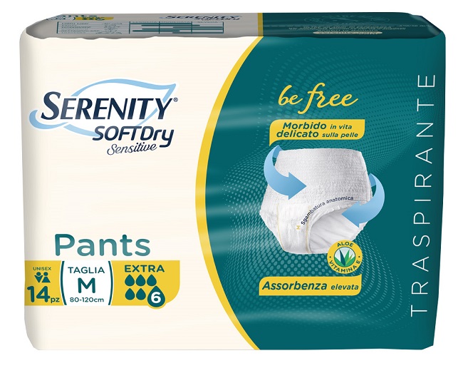 SERENITY PANTS SD SENSITIVE EXTRA M 14 PEZZI - Pharmaleader