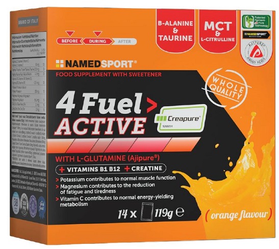 4 FUEL> ACTIVE 14 BUSTINE ORANGE FLAVOUR - Pharmaleader