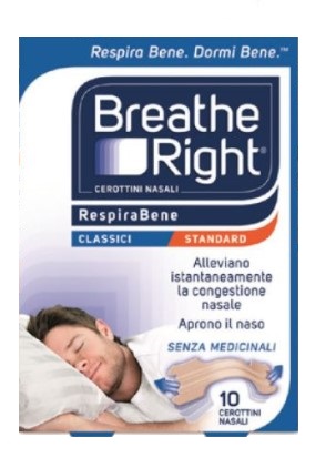 CEROTTI NASALI BREATHE RIGHT CLASSICI 10 PEZZI - Pharmaleader
