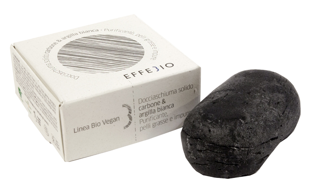 EFFEBIO DOCCIASCHIUMA SOLIDO CARBONE E ARGILLA BIANCA 75 G - Pharmaleader