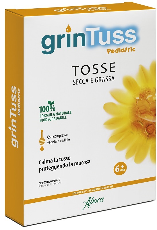 GRINTUSS PEDIATRIC SCIROPPO 12 FLACONCINI - Pharmaleader