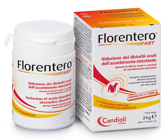 FLORENTERO FAST BARATTOLO DA 12 COMPRESSE APPETIBILI DA 2 G - Pharmaleader
