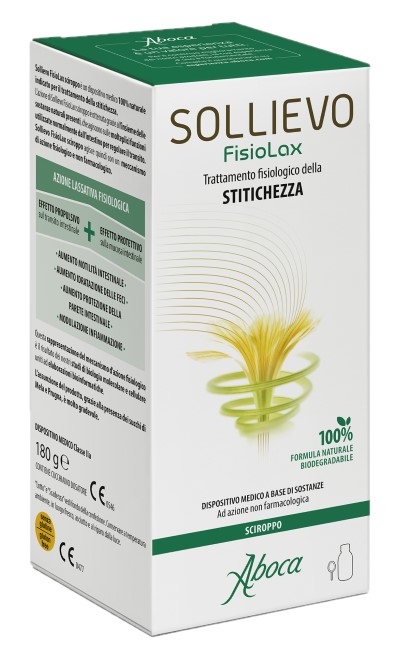 SOLLIEVO FISIOLAX SCIROPPO 180 G - Pharmaleader