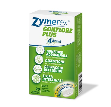 ZYMEREX GONFIORE PLUS 20 COMPRESSE - Pharmaleader