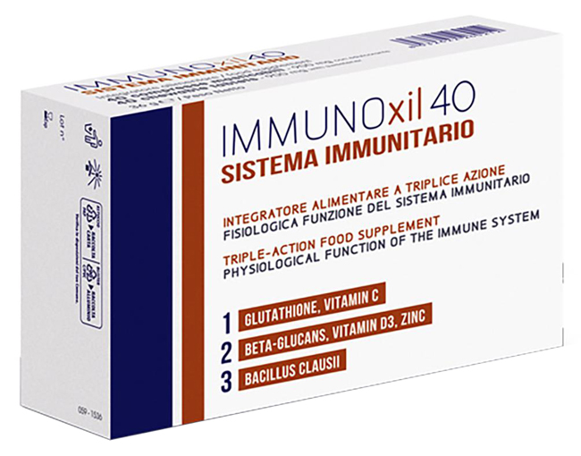IMMUNOXIL 40 SISTEMA IMMUNITARIO 40 COMPRESSE MASTICABILI - Pharmaleader