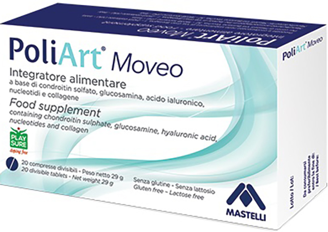 POLIART MOVEO 20 COMPRESSE DIVISIBILI NON RIVESTITE - Pharmaleader