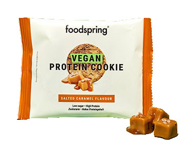 VEGAN PROTEIN COOKIE CARAMELLO SALATO 50 G - Pharmaleader