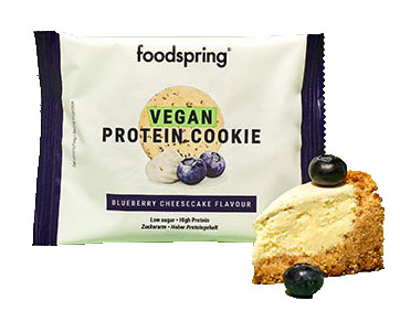 VEGAN PROTEIN COOKIE CHEESECAKE AL MIRTILLO 50 G - Pharmaleader
