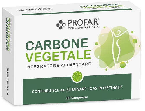 PROFAR CARBONE VEGETALE 80 COMPRESSE - Pharmaleader