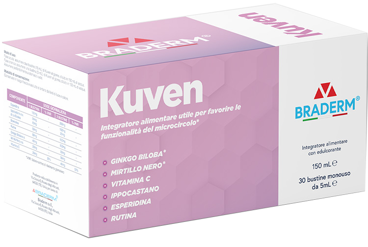 KUVEN LIQUIDO 30 BUSTINE DA 5 ML BRADERM - Pharmaleader