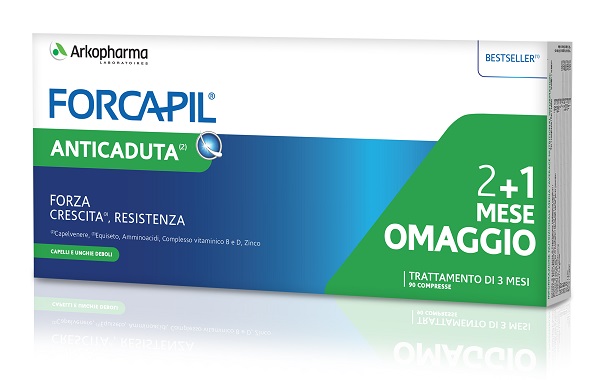 FORCAPIL ANTICADUTA 90CPR 2+1 MESE IN OMAGGIO - Pharmaleader