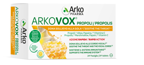 ARKOVOX PROPOLI MIELE/LIMONE 24 COMPRESSE - Pharmaleader