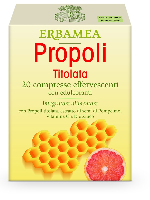 PROPOLI TITOLATA 20 COMPRESSE EFFERVESCENTI - Pharmaleader