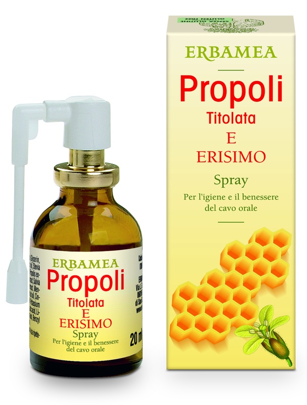 PROPOLI ERISIMO TITOLATA SPRAY 20 ML - Pharmaleader