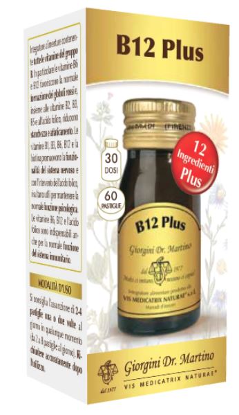 B12 PLUS 60 PASTIGLIE - Pharmaleader
