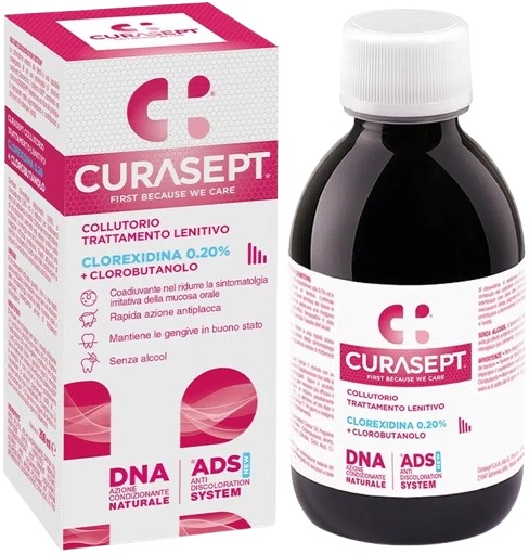 CURASEPT COLLUTORIO ADS DNA TRATTAMENTO LENITIVO 200 ML - Pharmaleader