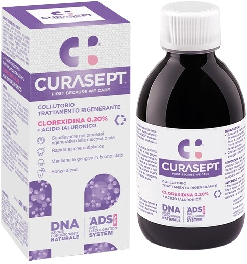 CURASEPT COLLUTORIO ADS DNA TRATTAMENTO RIGENERANTE 200 ML - Pharmaleader