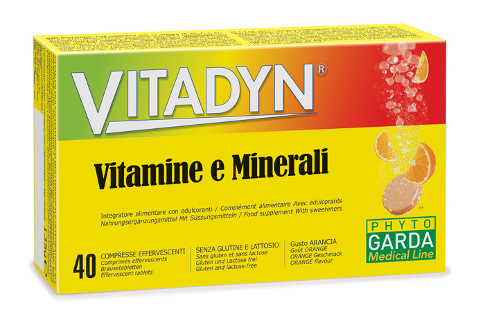 VITADYN VITAMINE/MINERALI 40 COMPRESSE EFFERVESCENTI IN 2 TUBI - Pharmaleader
